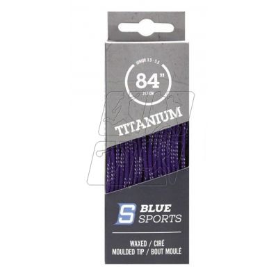 BlueSports Titanium 902041 Waxed Laces