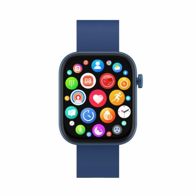 10. Denver SWC-185BU Smartwatch / Sports Watch 4.7 cm (1.85") AMOLED Digital 390 x 450 px Touchscreen Blue