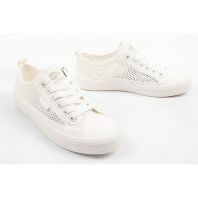 8. Lee Cooper women's sneakers, openwork, white, comfortable, summer shoes