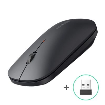 2. Ugreen MU001 Wireless Optical USB Mouse - Black