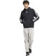 6. Men's adidas Essentials 3-Stripes Fleece Hoodie Black KY6602