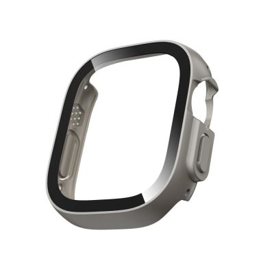3. Tech-Protect Defense Titanium & Clear 2-Pack Case for Apple Watch 49 mm