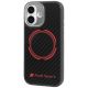 3. Audi RSQ Carbon Fiber Sport Red Circle MagSafe Case for iPhone 17 - Black