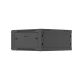 13. LANBERG WALL-MOUNTED RACK CABINET 19" 4U 600X600 BLACK METAL DOOR (FLAT PACK)