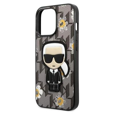 6. Karl Lagerfeld Flower Ikonik Karl case for iPhone 13 Pro / iPhone 13 - gray