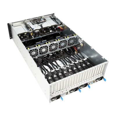 6. Asus Rack Platform (4U) ESC8000A-E12 AMD Epyc 9004 (8x NVMe/SATA HS, 1xM.2, 2x10Gbe, IPMI, 2+2 3000W)