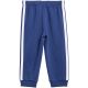 11. adidas Essentials Tiberio 3 Stripes Fleece Tracksuit for Kids Blue KC6004