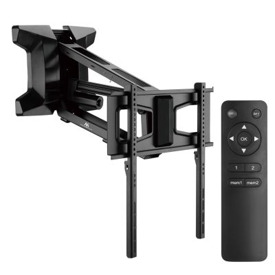 37. MACLEAN ELECTRIC TV MOUNT OVER FIREPLACE 37"-70" 35KG WITH REMOTE CONTROL MC-891