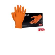GRIZZLY nitrile gloves orange XL 50 pcs