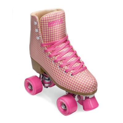 9. Impala Squad Skate Pink Tartan roller skates