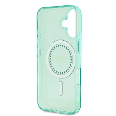 7. Guess IML Rhinestones MagSafe iPhone 16 Plus Case - Green