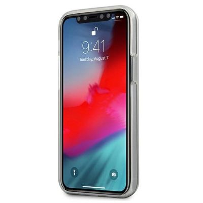 5. US Polo Assn. Gradient Pattern Collection iPhone 12 mini Case - Red and Blue