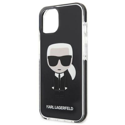 6. Karl Lagerfeld Iconik Karl Case for iPhone 13 mini - Black