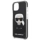 6. Karl Lagerfeld Iconik Karl Case for iPhone 13 mini - Black