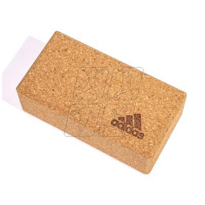 2. Adidas ADYG-20100CORK yoga block