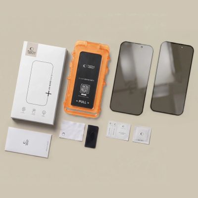 16. Tech-Protect Quick Set Spy+ 2-Pack Privacy Glass for iPhone 18 Pro