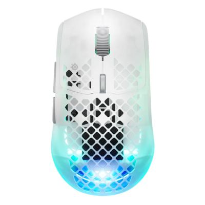 4. Steelseries Aerox 3 Wireless Gen 2 Gaming Mouse Right Side RF Wireless + Bluetooth Optical 26000 DPI