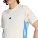 4. Men's adidas Essentials 3 Stripes T-shirt cream KC0888
