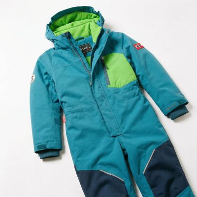 4. Trollkids Kids Isfjord Snowsuit XT Winter Blue (639-104)
