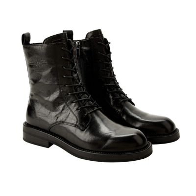 5. Lee Cooper women's shoes ankle boots black natural leather fashionable