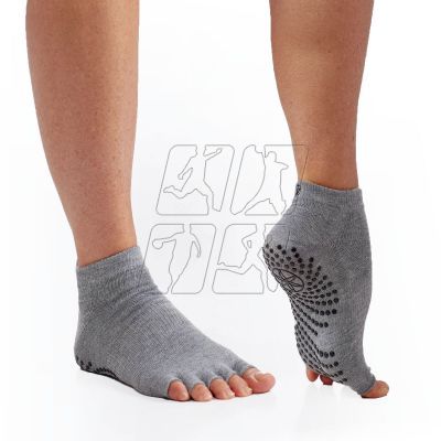 6. GAIAM 63708 fingerless anti-slip yoga socks