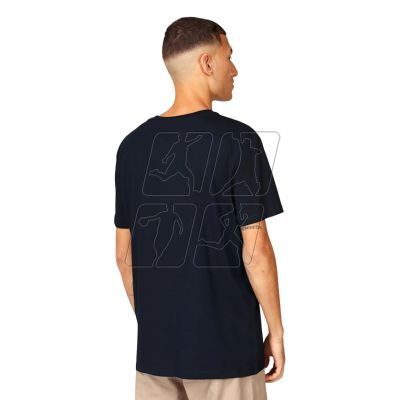 4. Mitchell &amp; Ness NCAA University Of North Carolina Large Logo Tee M BMTRINTL1272-UNCNAVY