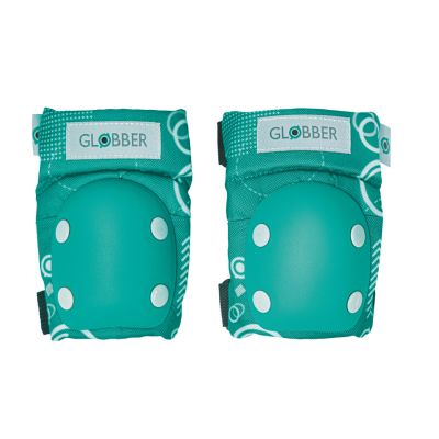 3. Globber Emerald Green Protectors - Shapes Jr 529-107