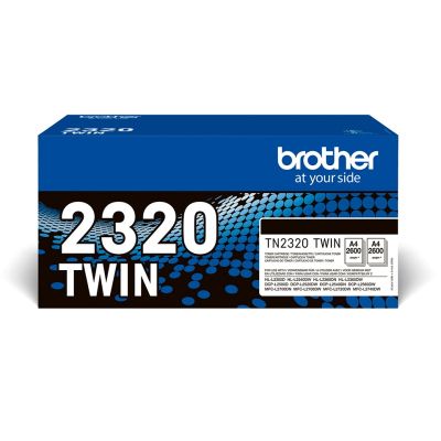10. Brother TN-2320TWIN Toner Cartridge 1 pc Original Black