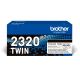 10. Brother TN-2320TWIN Toner Cartridge 1 pc Original Black