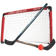 FOLDABLE STREET FLOORBALL GOAL 2 STICKS AND BALL 91X61X61CM ENERO