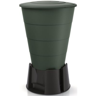 6. RAINWATER TANK SMOOTH 210L FOREST GREEN