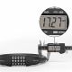 4. Rockbros RKS870-BK bicycle lock with code, steel cable, 85 cm - black