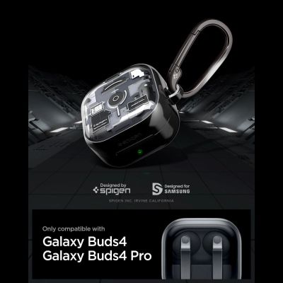 5. Spigen Ultra Hybrid Zero One Case for Samsung Galaxy Buds 4 / 4 Pro - Black