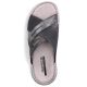 6. Comfortable Rieker M RKR581 gray flip-flops