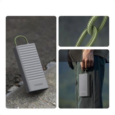 8. Ugreen 2-in-1 memory card reader with organizer - gray