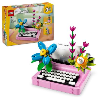 10. LEGO Creator 3-in-1 31169 – Typewriter with Flowers