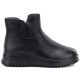 6. Comfortable women's ankle boots with a wedge, black Potocki PT16396