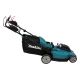 6. Makita DLM481Z Lawn Mower Push Type Lawn Mower Battery Black, Blue, Metallic