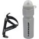 24. DUNLOP 750ML BIKE BOTTLE WITH CAGE SILVER