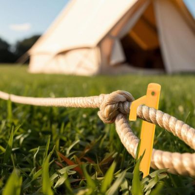 12. TENT PEGS 22 CM SET 6 PCS PLASTIC ENERO CAMP