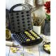 2. Mesko Home MS 3041 Waffle Maker 24 Waffles 1600 W Black
