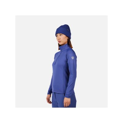 4. Women’s ROSSIGNOL W MID LAYER STRETCH HZ Sweatshirt, Blue