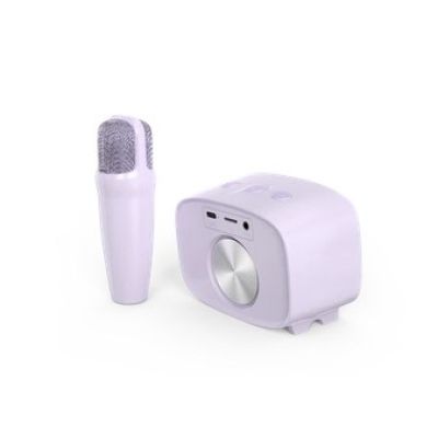 3. myFirst Voice 2 - karaoke set for kids - microphone and wireless speaker with sound modification effects (purple)