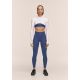 CASALL Performance Running Tights Women's Training Leggings Navy Blue