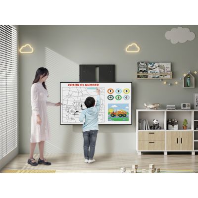 12. Accessories - bracket - top-bottom - for TV - interactive - plastic, stainless steel, aluminum - (55"-86") - wall mounting