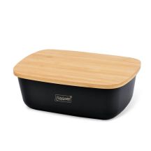 MAESTRO MR-1776-BLACK bread bin