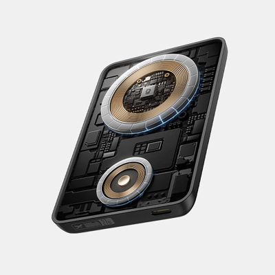 4. Baseus EnerFill FT11 10000mAh 27W MagSafe Compatible Power Bank for Apple Watch and Smartphones with 20V/3A 30cm USB-C Cable - Black