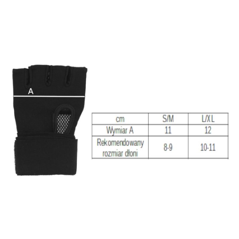 4. Masters BBŻ-MFE-1 13081-1S/M gel boxing bandages