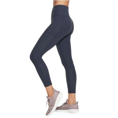 2. Skechers Go Walk High Waisted 7/8 Legging W03LG31B-NVY Navy Blue M