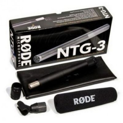 3. RODE NTG3B - Shotgun Microphone. Black